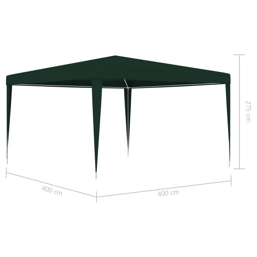 Professional Party Tent 13.1'x13.1' Green 0.3 oz/ft² at Set Shop and Smile