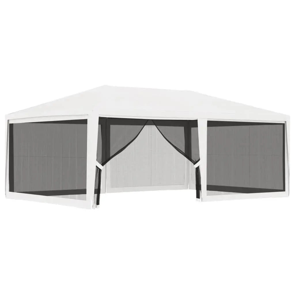 Party Tent with 4 Mesh Sidewalls 13.1'x19.7' White at Set Shop and Smile