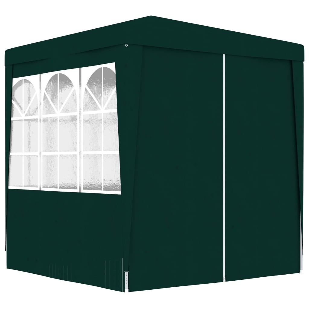 Professional Party Tent with Side Walls 6.6'x6.6' Green 0.3 oz/ft² at Set Shop and Smile