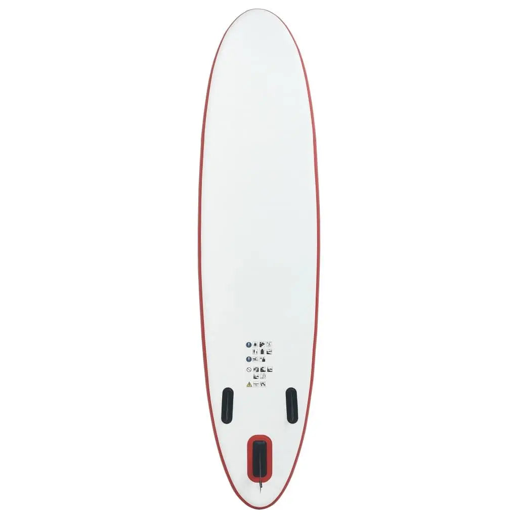 Stand Up Paddle Board Set SUP Surfboard Inflatable Red and White at Set Shop and Smile