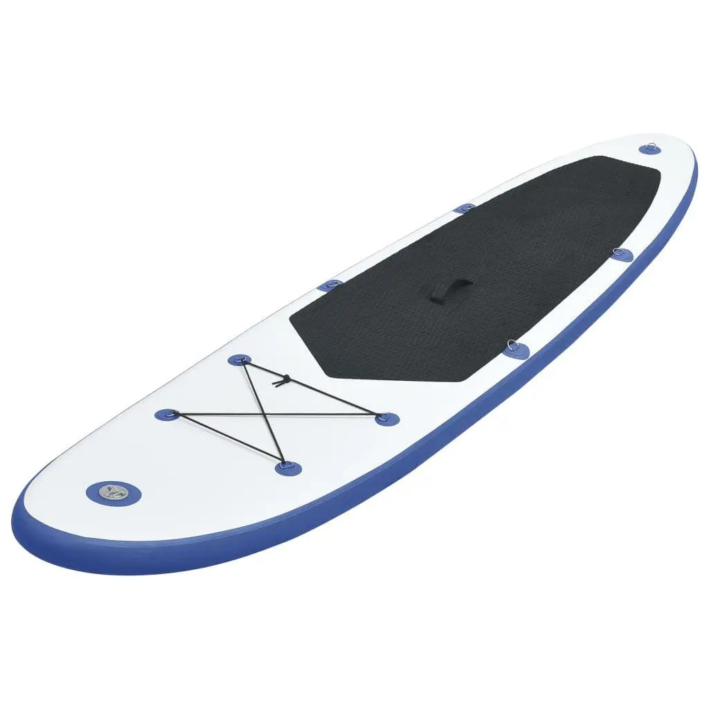 Stand Up Paddle Board Set SUP Surfboard Inflatable Blue and White at Set Shop and Smile