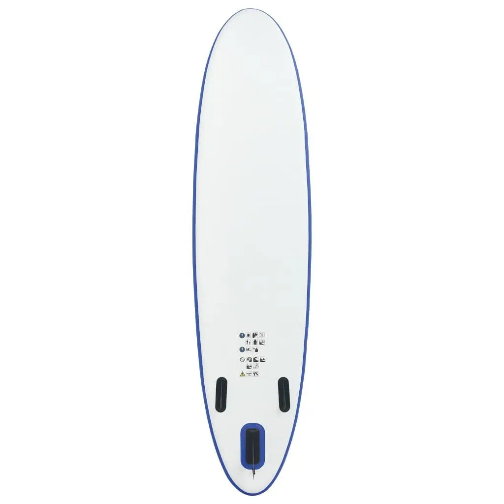 Stand Up Paddle Board Set SUP Surfboard Inflatable Blue and White at Set Shop and Smile