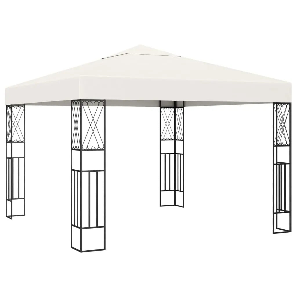 Gazebo 9.8'x9.8' Cream Fabric at Set Shop and Smile