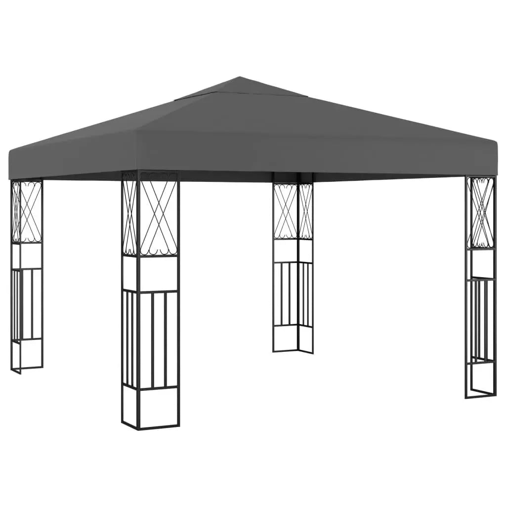Gazebo 9.8'x9.8' Anthracite Fabric at Set Shop and Smile