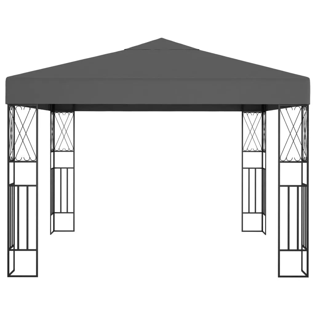 Gazebo 9.8'x9.8' Anthracite Fabric at Set Shop and Smile