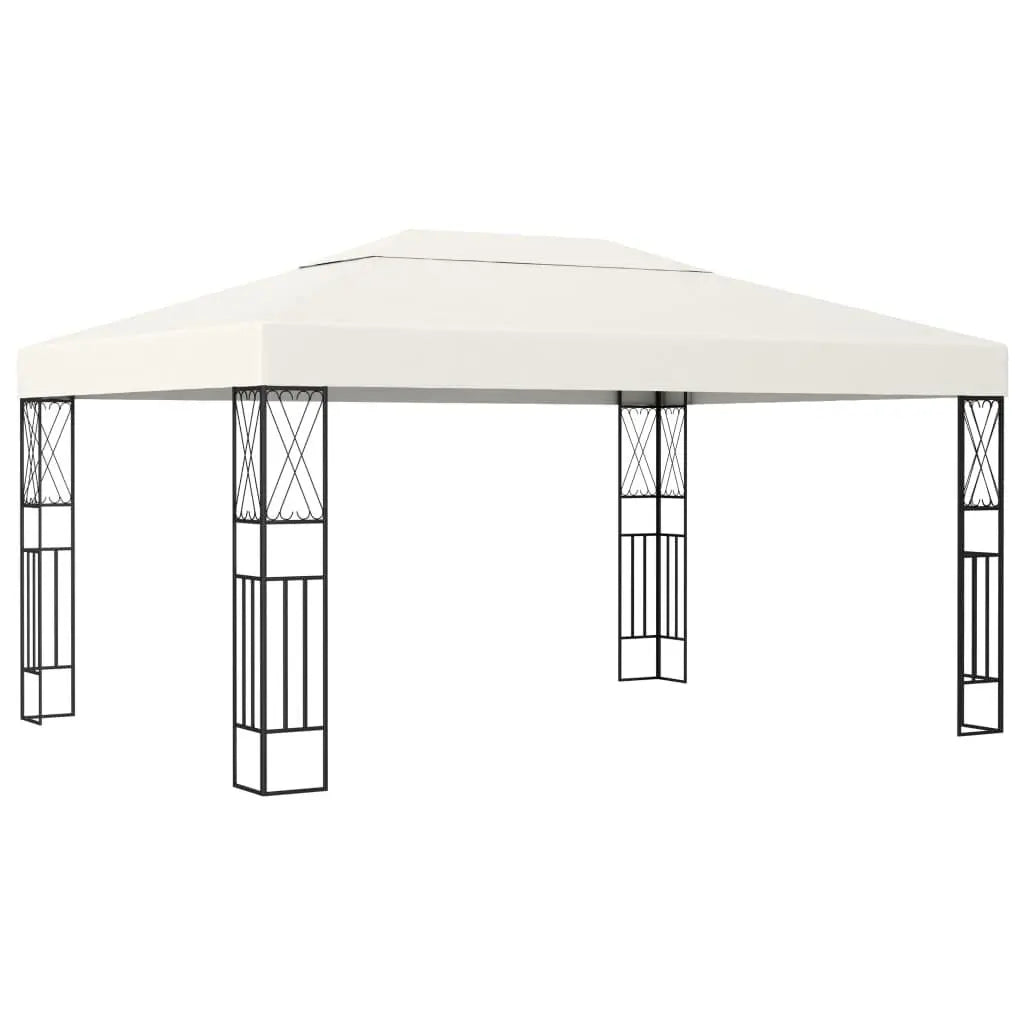 Gazebo 9.8'x13.1' Cream Fabric at Set Shop and Smile