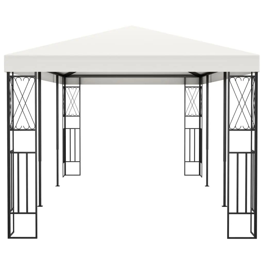 Gazebo 9.8'x19.6' Cream Fabric at Set Shop and Smile