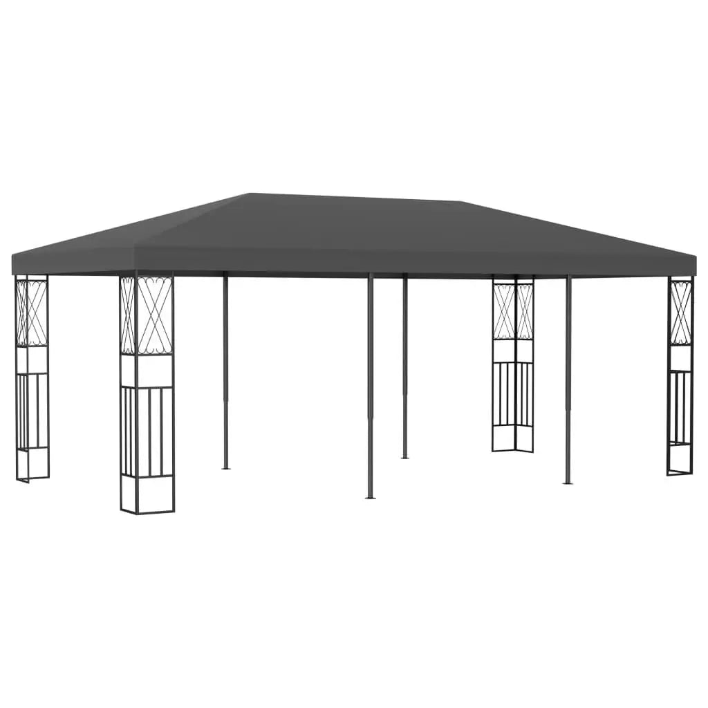 Gazebo 9.8'x19.6' Anthracite Fabric at Set Shop and Smile