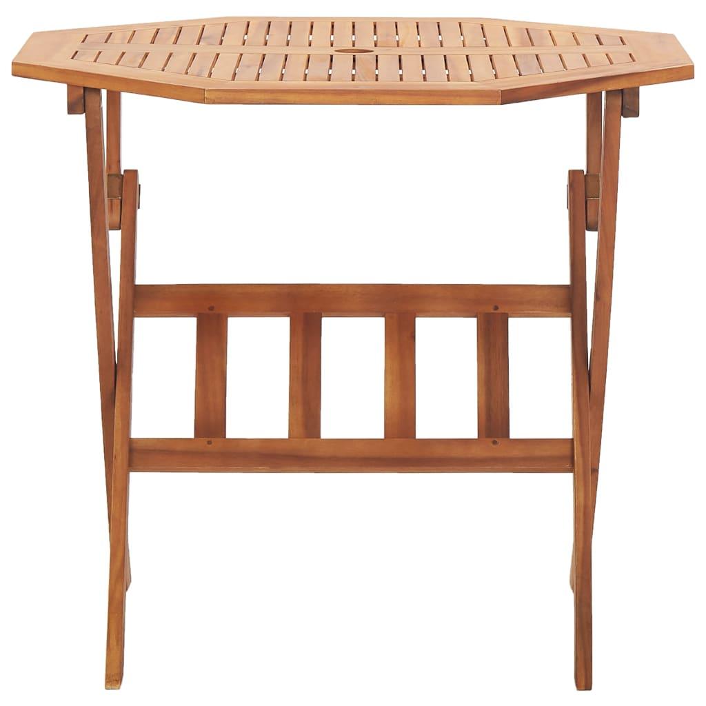 Folding Patio Table 35.4"x29.5" Solid Wood Acacia at Set Shop and Smile