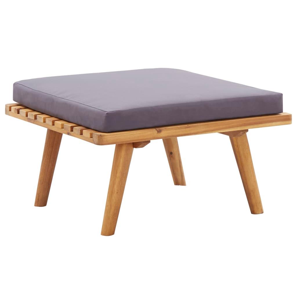 5 Piece Patio Lounge Set Solid Acacia Wood at Set Shop and Smile