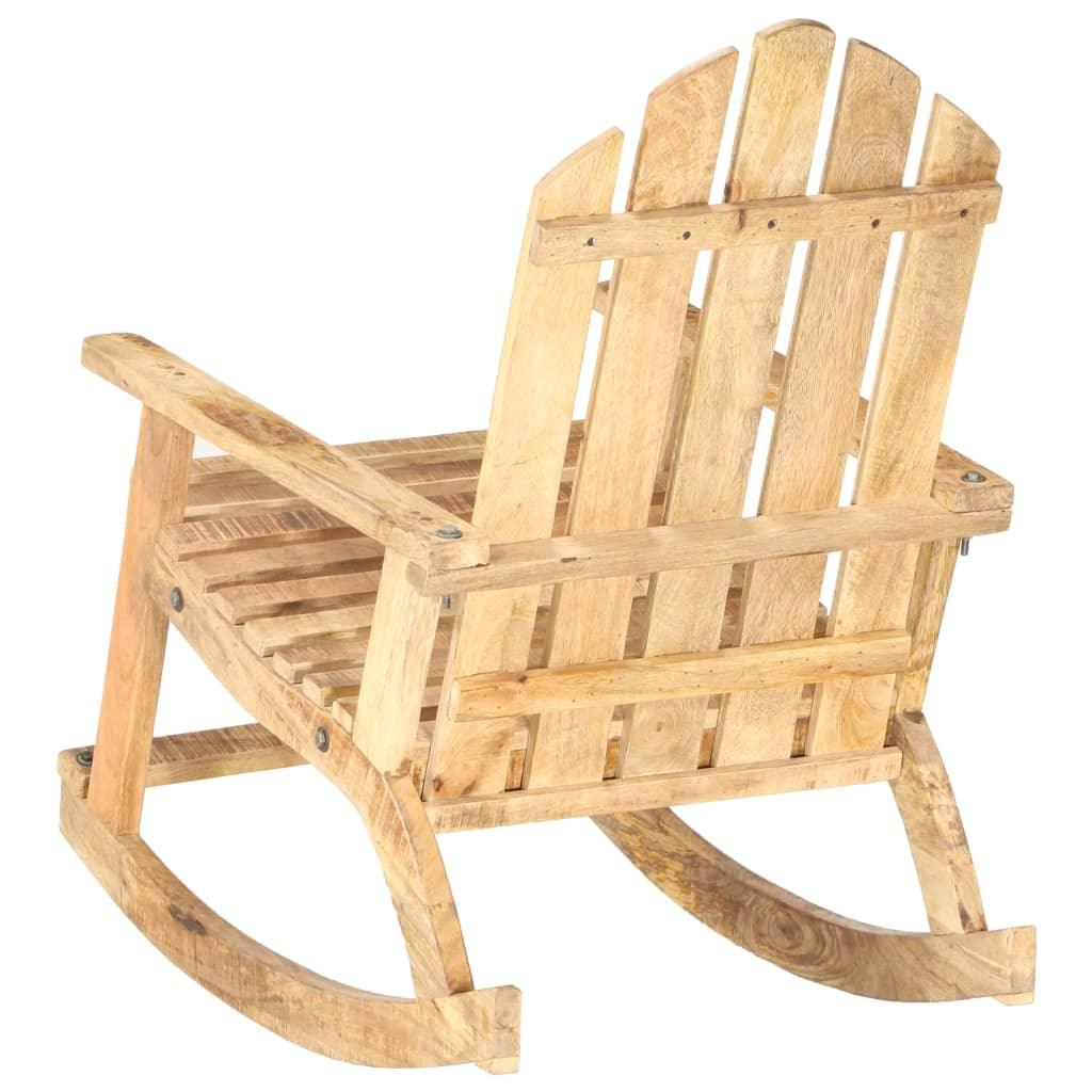 Garden Rocking Chair Solid Mango Wood at Set Shop and Smile