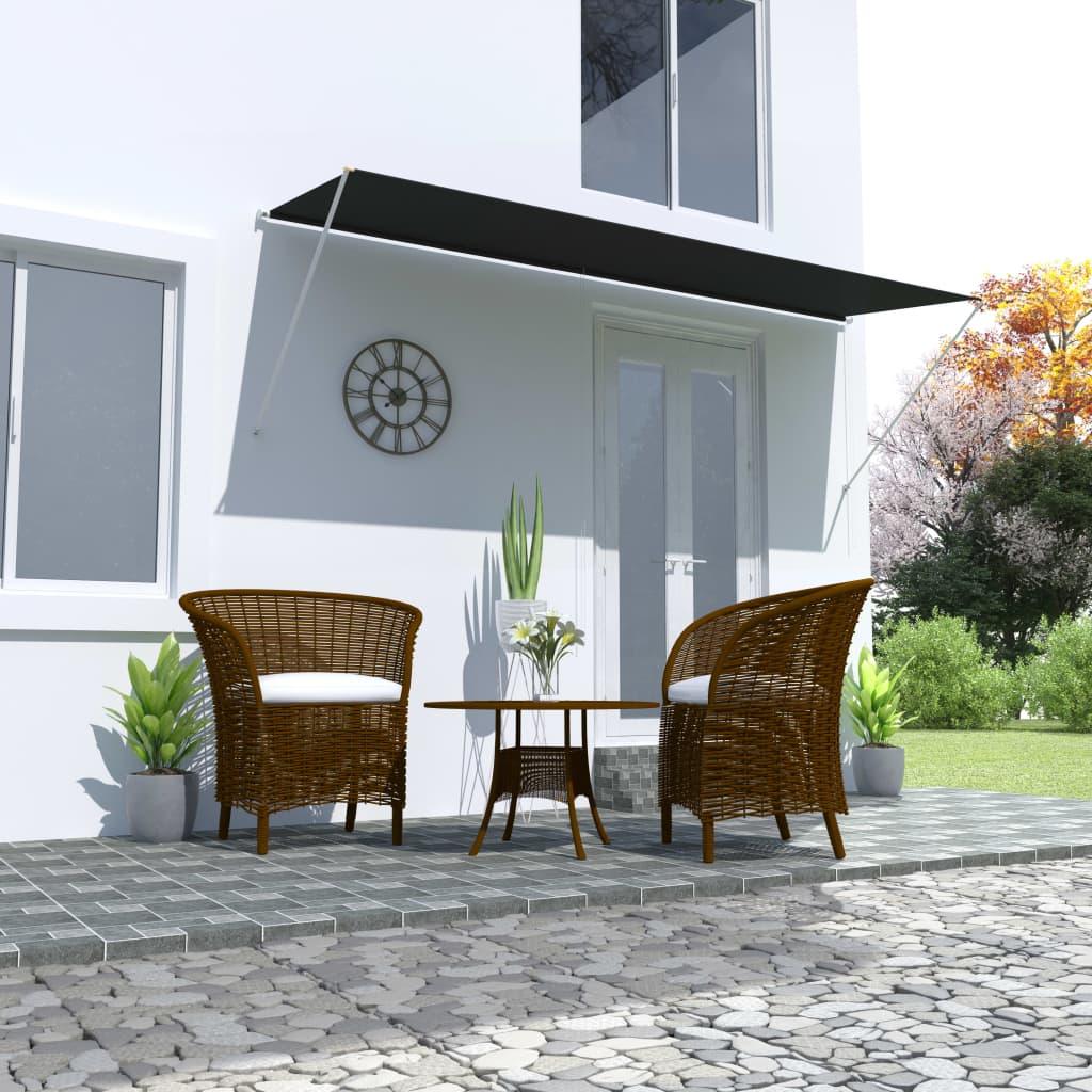 Retractable Awning 137.8"x59.1" Anthracite at Set Shop and Smile
