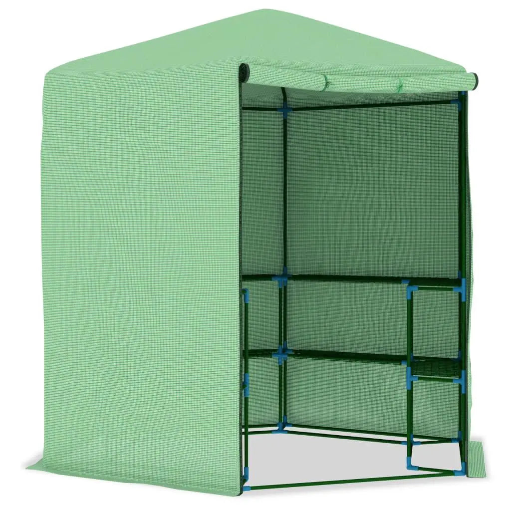 Greenhouse with Shelves Steel 89.4"x87.8" at Set Shop and Smile