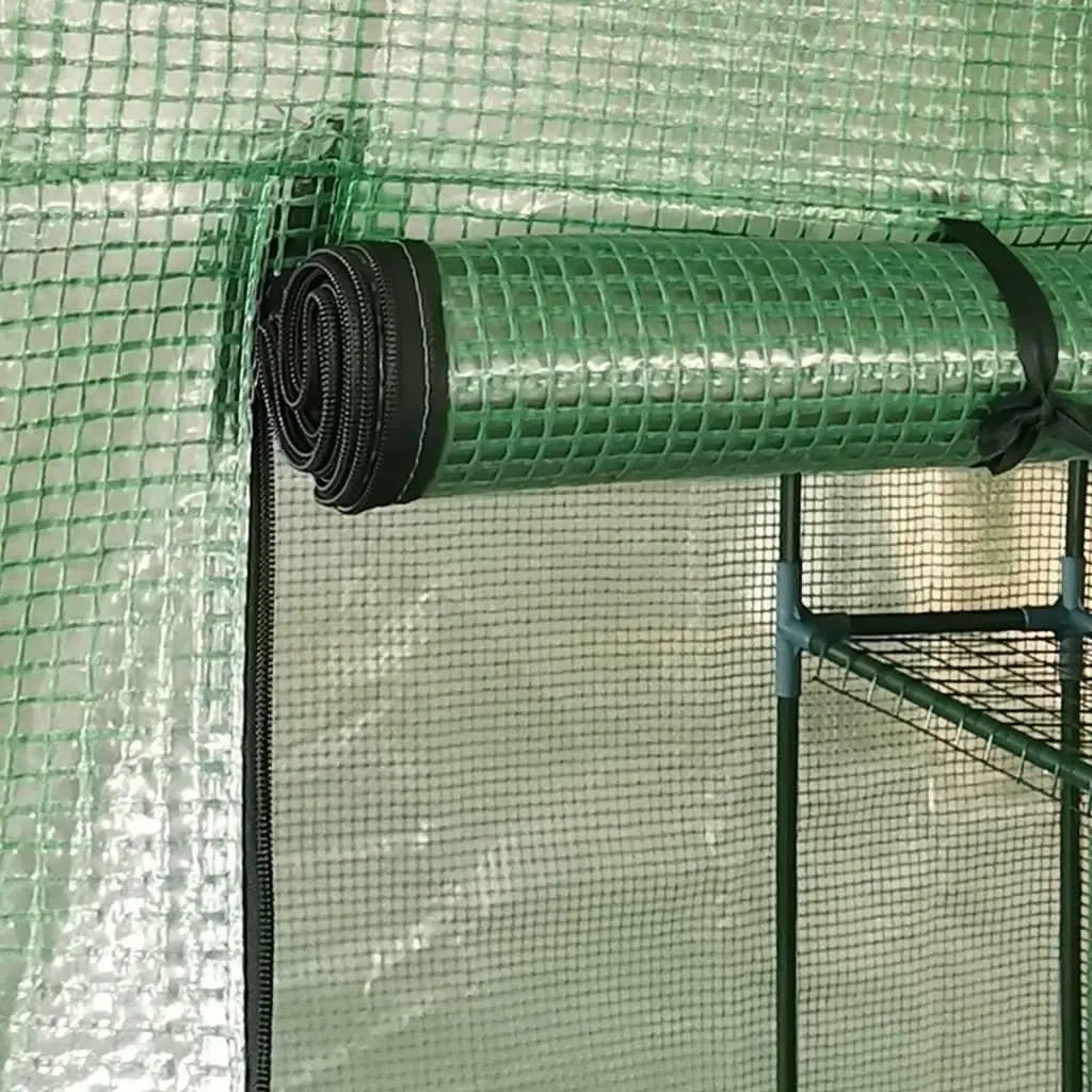 Greenhouse with Shelves Steel 89.4"x87.8" at Set Shop and Smile