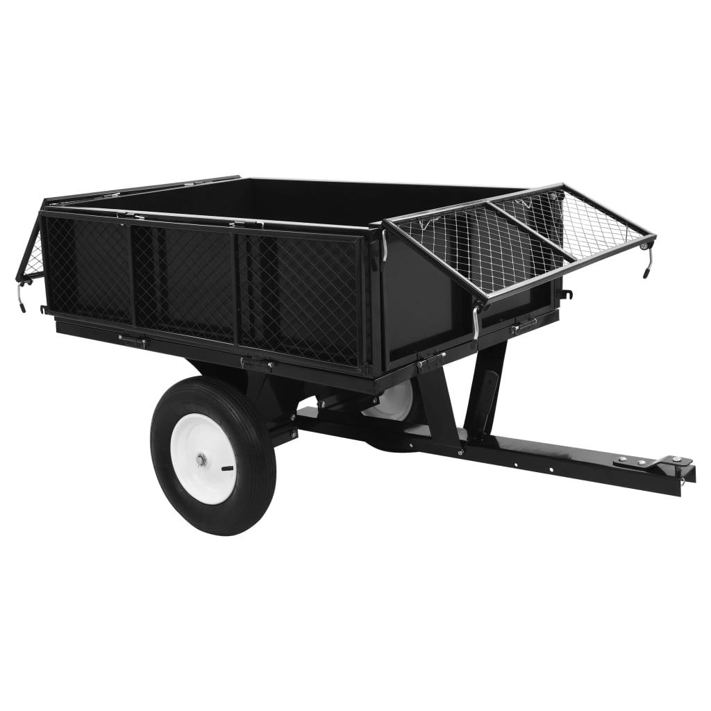 Tipping Trailer for Lawn Mower 661.4 lb Load at Set Shop and Smile