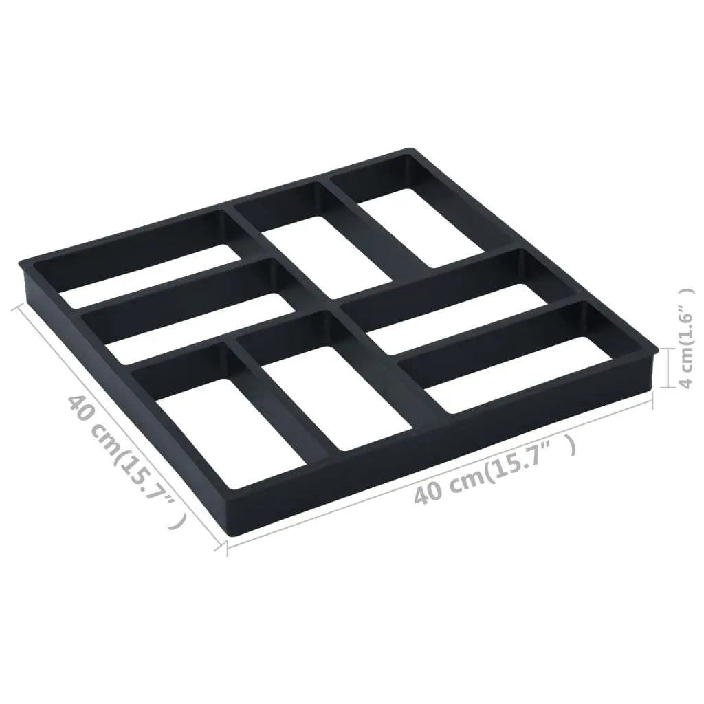 Pavement Molds 2 pcs 15.7"x15.7"x1.6" Plastic at Set Shop and Smile