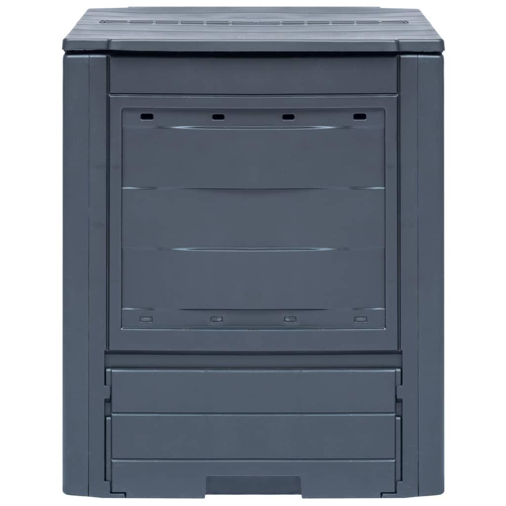 Garden Composters 2 pcs Gray 23.6"x23.6"x28.7" 137.4 gal at Set Shop and Smile