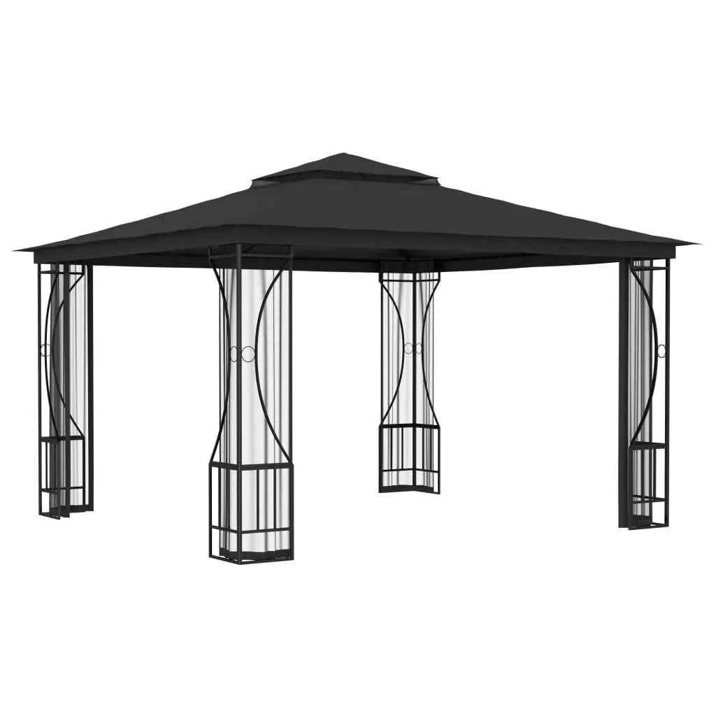 Gazebo with Nets 9.8'x9.8'x8.7' Anthracite at Set Shop and Smile