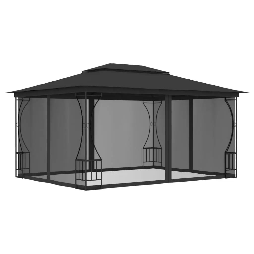 Gazebo with Nets 9.8'x13.1'x8.7' Anthracite at Set Shop and Smile