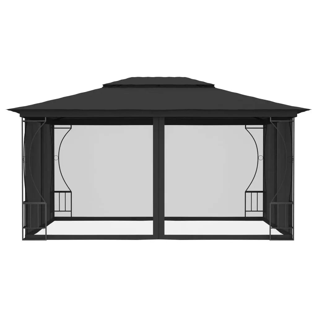 Gazebo with Nets 9.8'x13.1'x8.7' Anthracite at Set Shop and Smile