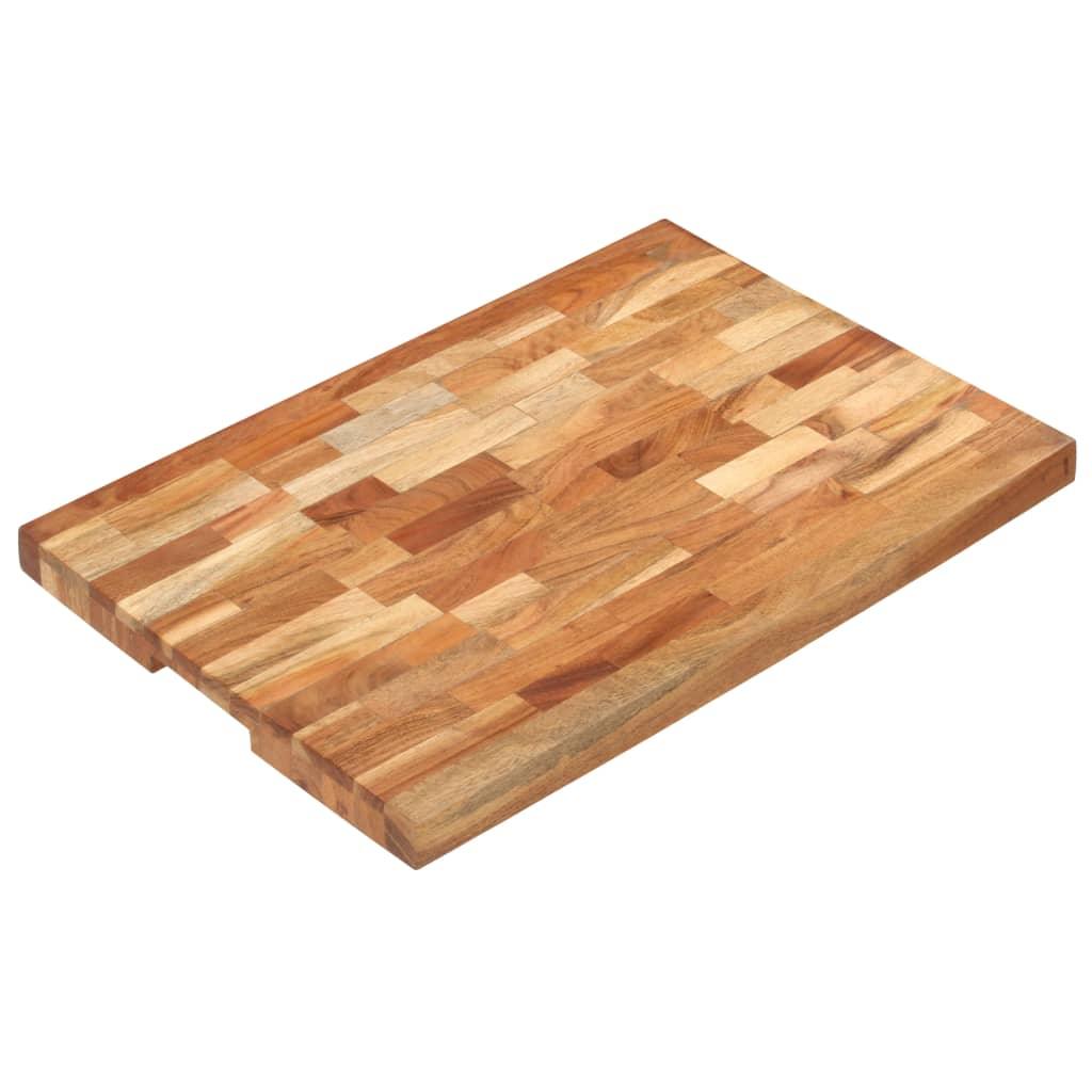 Chopping Board 23.6"x15.7"x1.6" Solid Wood Acacia at Set Shop and Smile