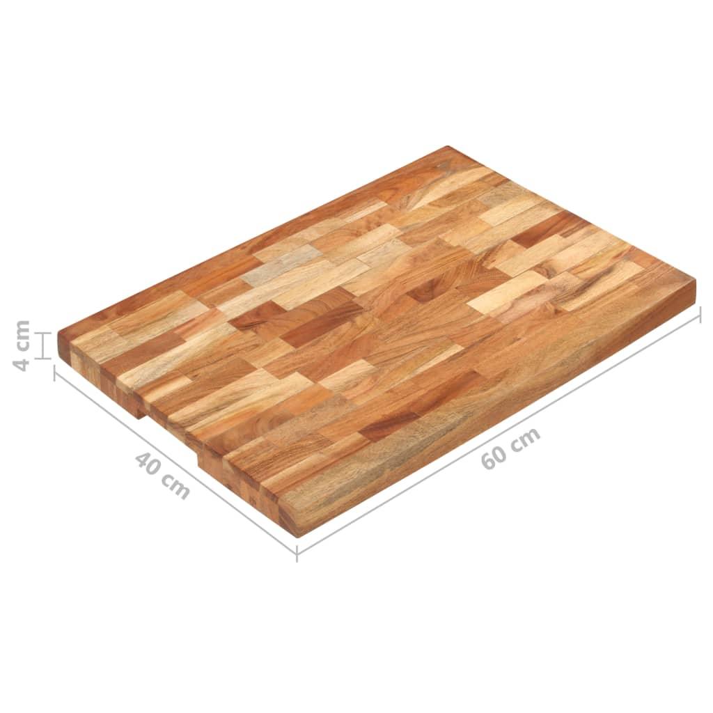 Chopping Board 23.6"x15.7"x1.6" Solid Wood Acacia at Set Shop and Smile