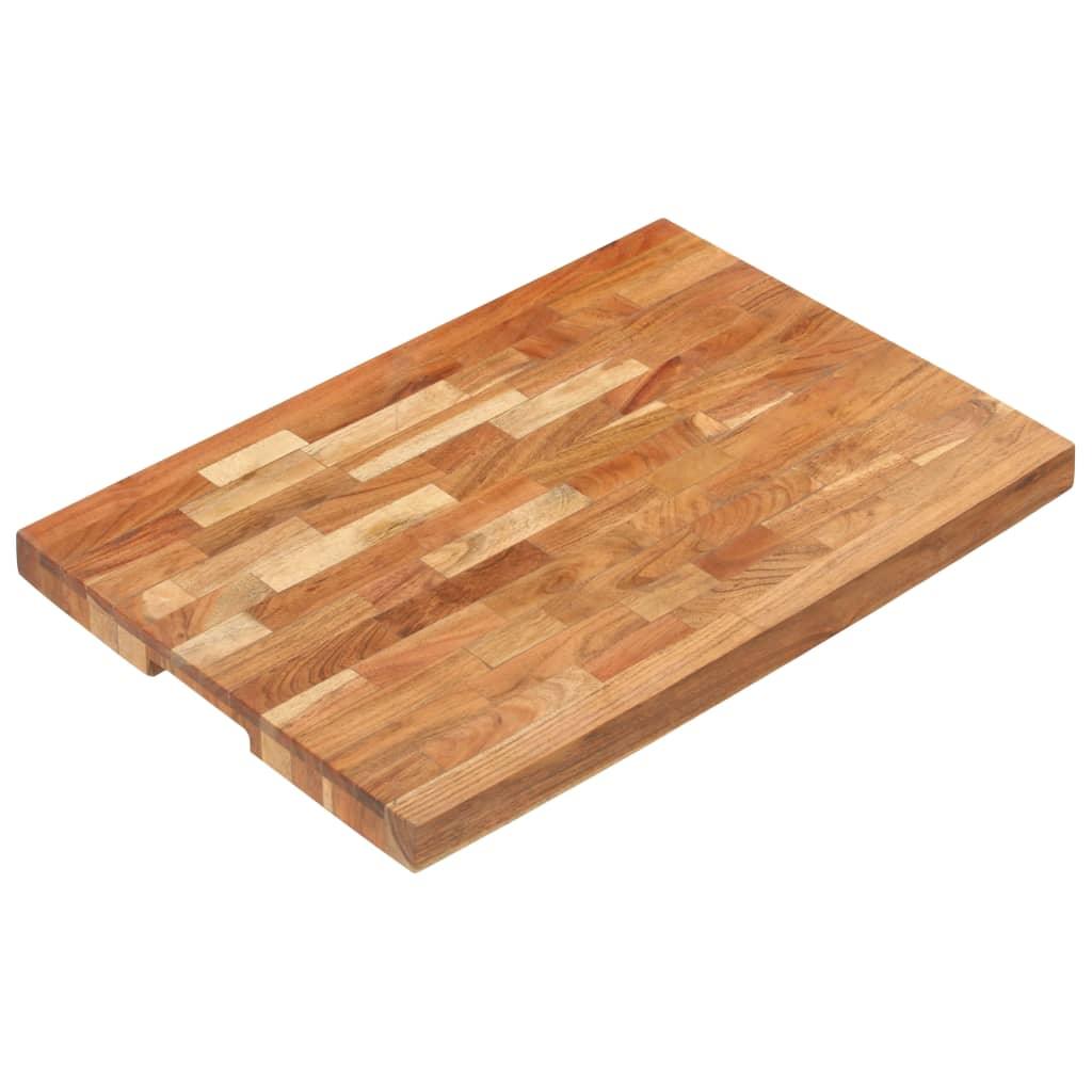 Chopping Board 23.6"x15.7"x1.6" Solid Wood Acacia at Set Shop and Smile