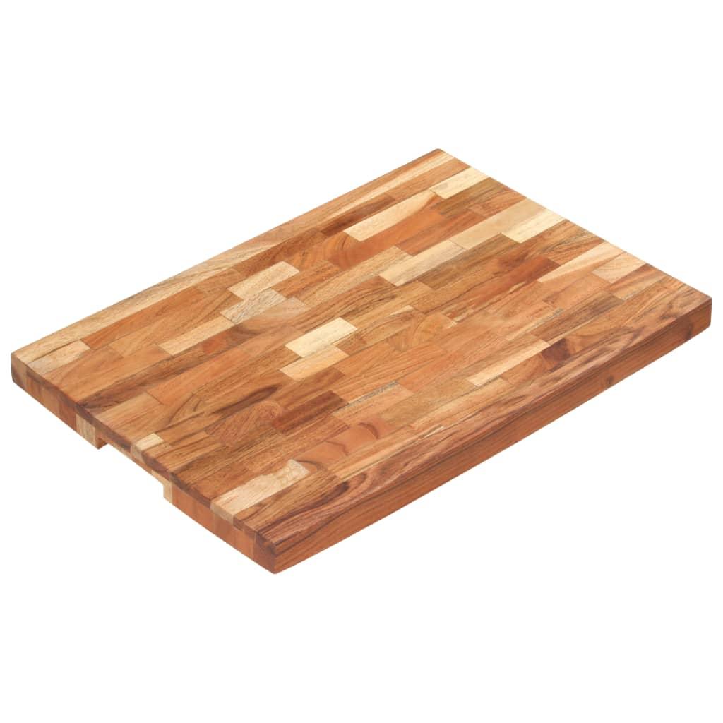 Chopping Board 23.6"x15.7"x1.6" Solid Wood Acacia at Set Shop and Smile