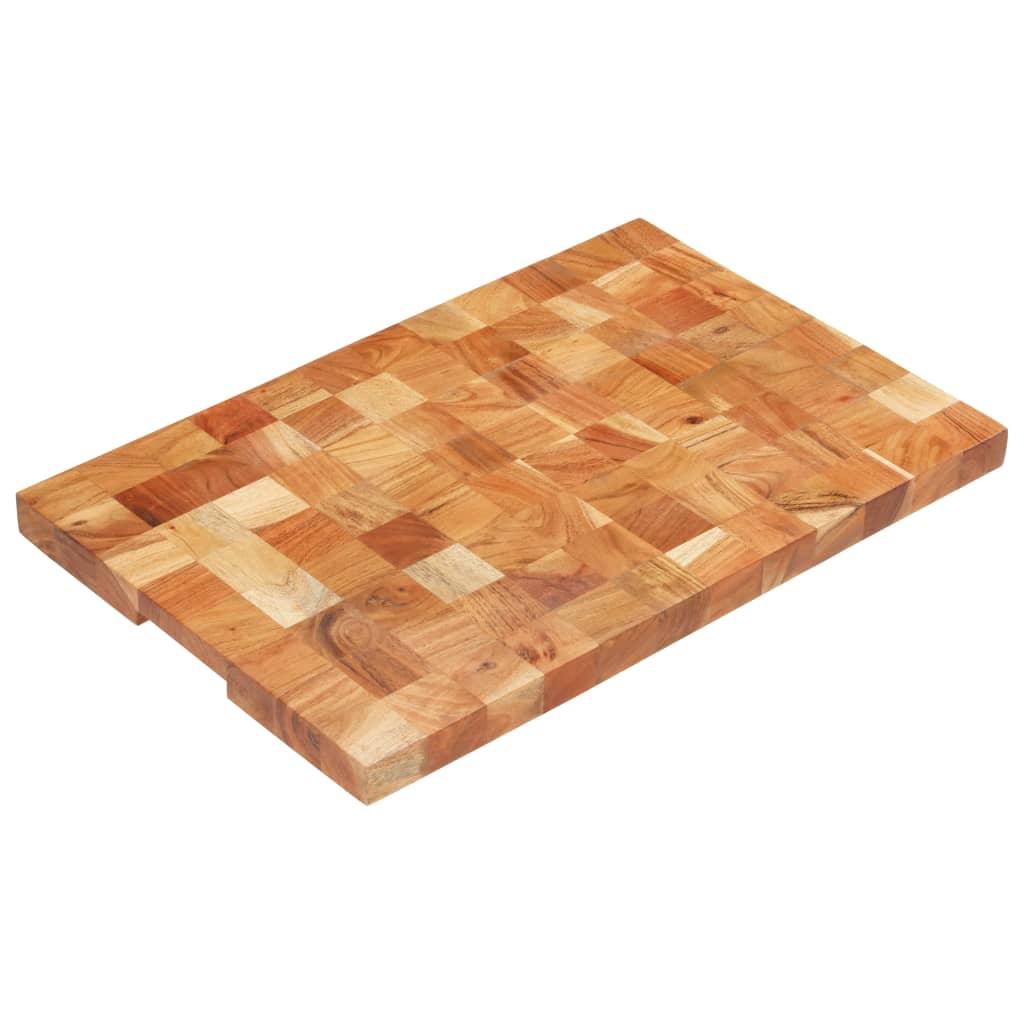 Chopping Board 23.6"x15.7"x1.5" Solid Wood Acacia at Set Shop and Smile