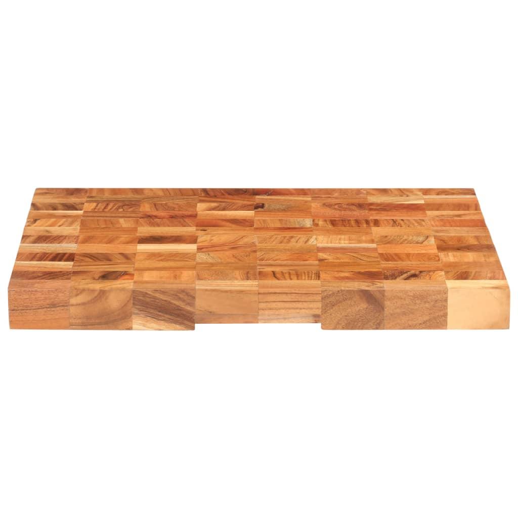 Chopping Board 23.6"x15.7"x1.5" Solid Wood Acacia at Set Shop and Smile