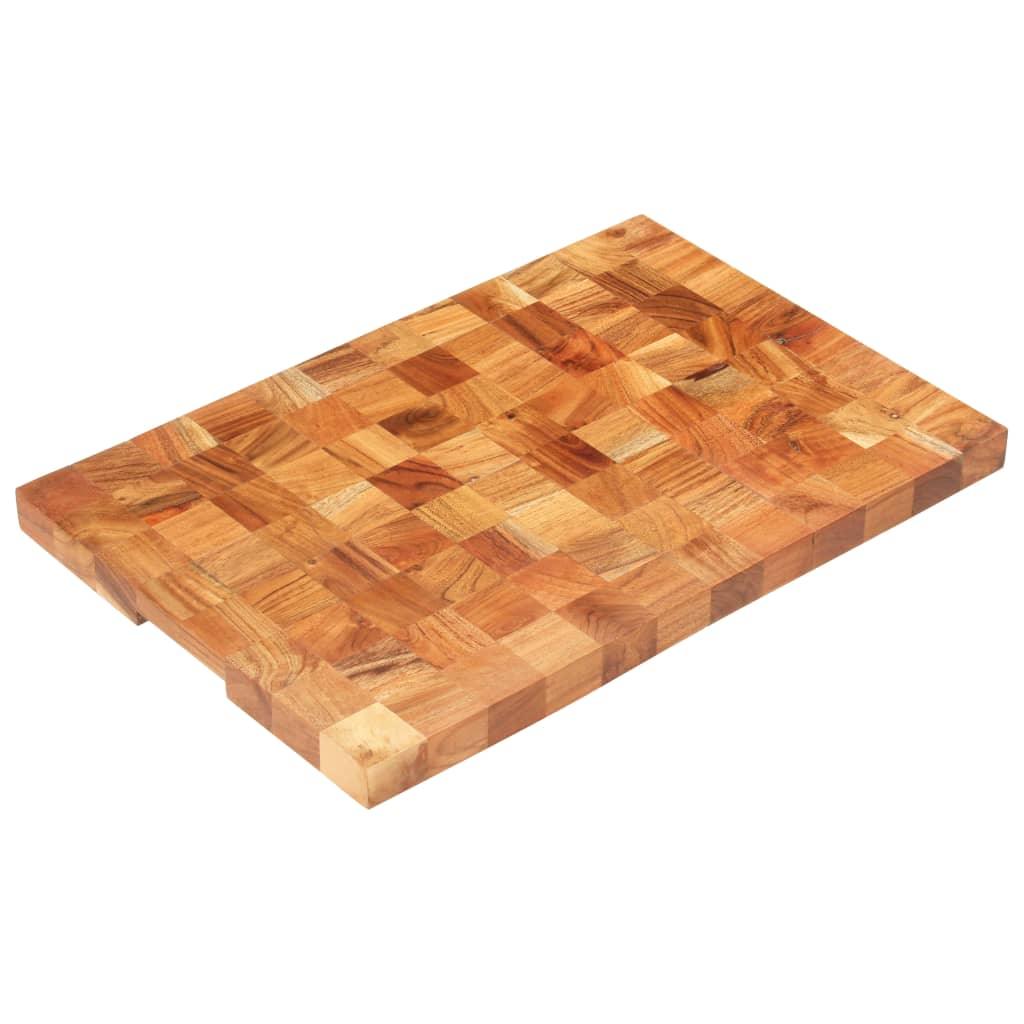 Chopping Board 23.6"x15.7"x1.5" Solid Wood Acacia at Set Shop and Smile