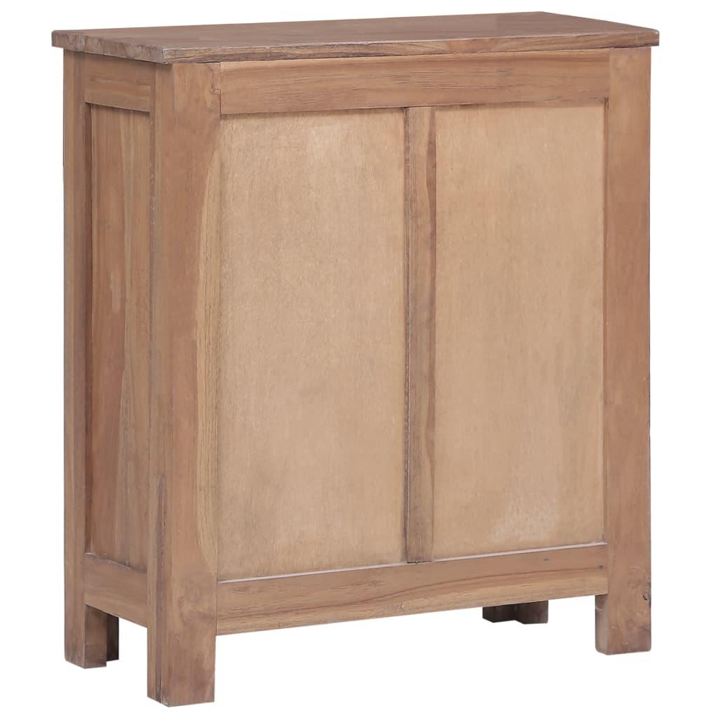 Sideboard 25.6"x11.8"x29.5" Solid Teak Wood at Set Shop and Smile