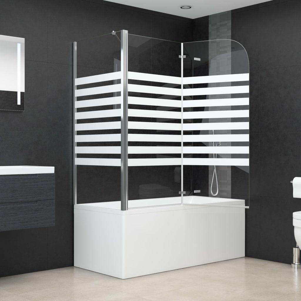 Bath Enclosure 47.2"x26.8"x51.2" Tempered Glass Stripe at Set Shop and Smile