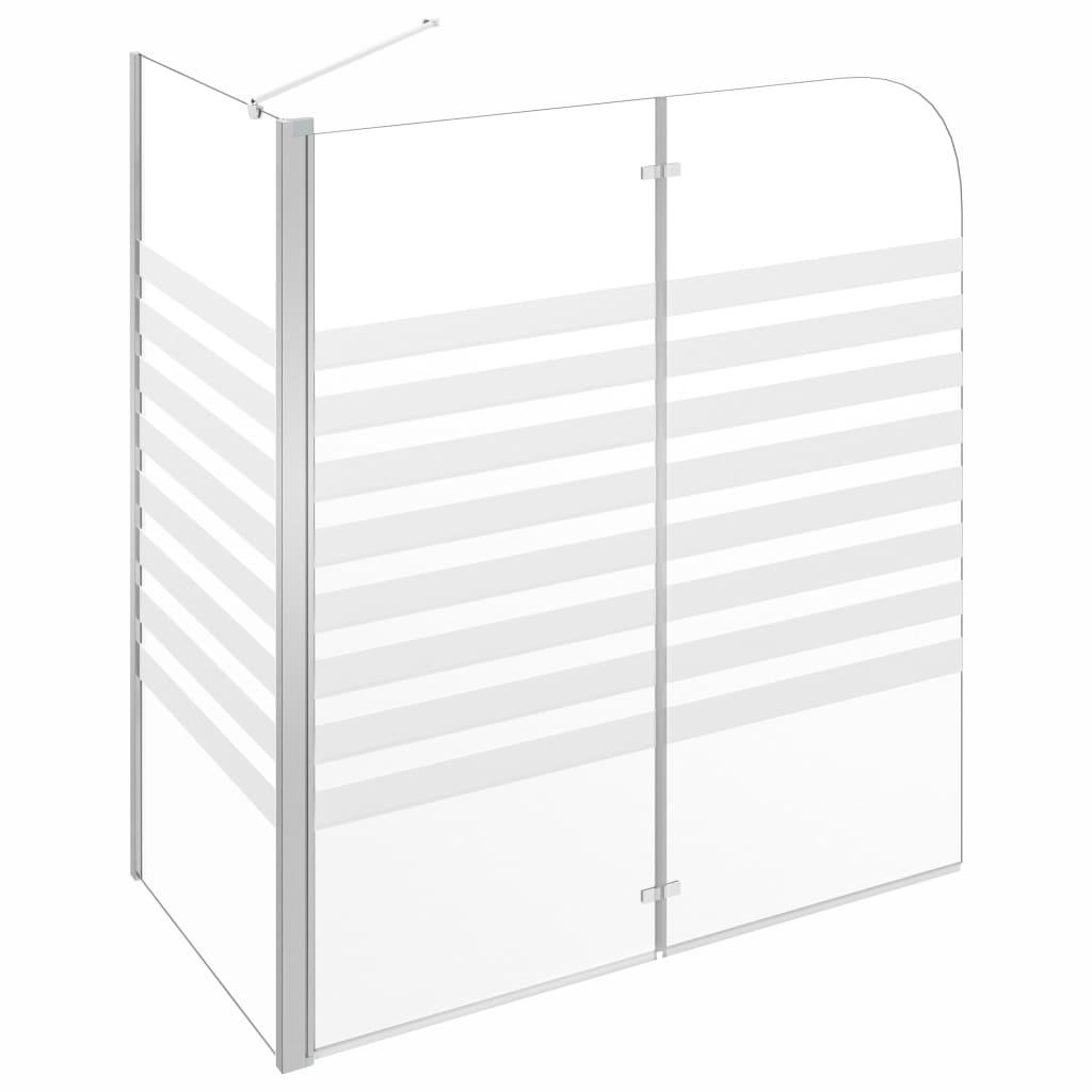 Bath Enclosure 47.2"x26.8"x51.2" Tempered Glass Stripe at Set Shop and Smile