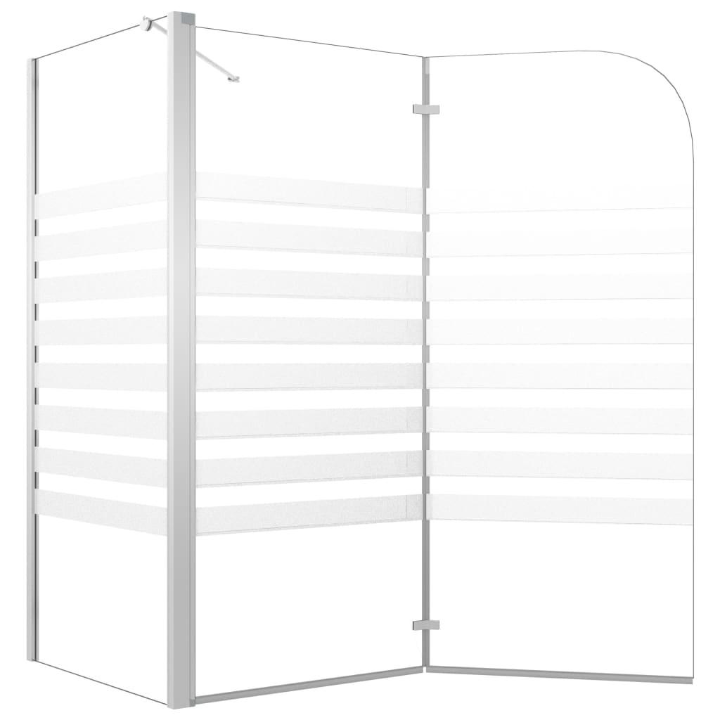 Bath Enclosure 47.2"x26.8"x51.2" Tempered Glass Stripe at Set Shop and Smile