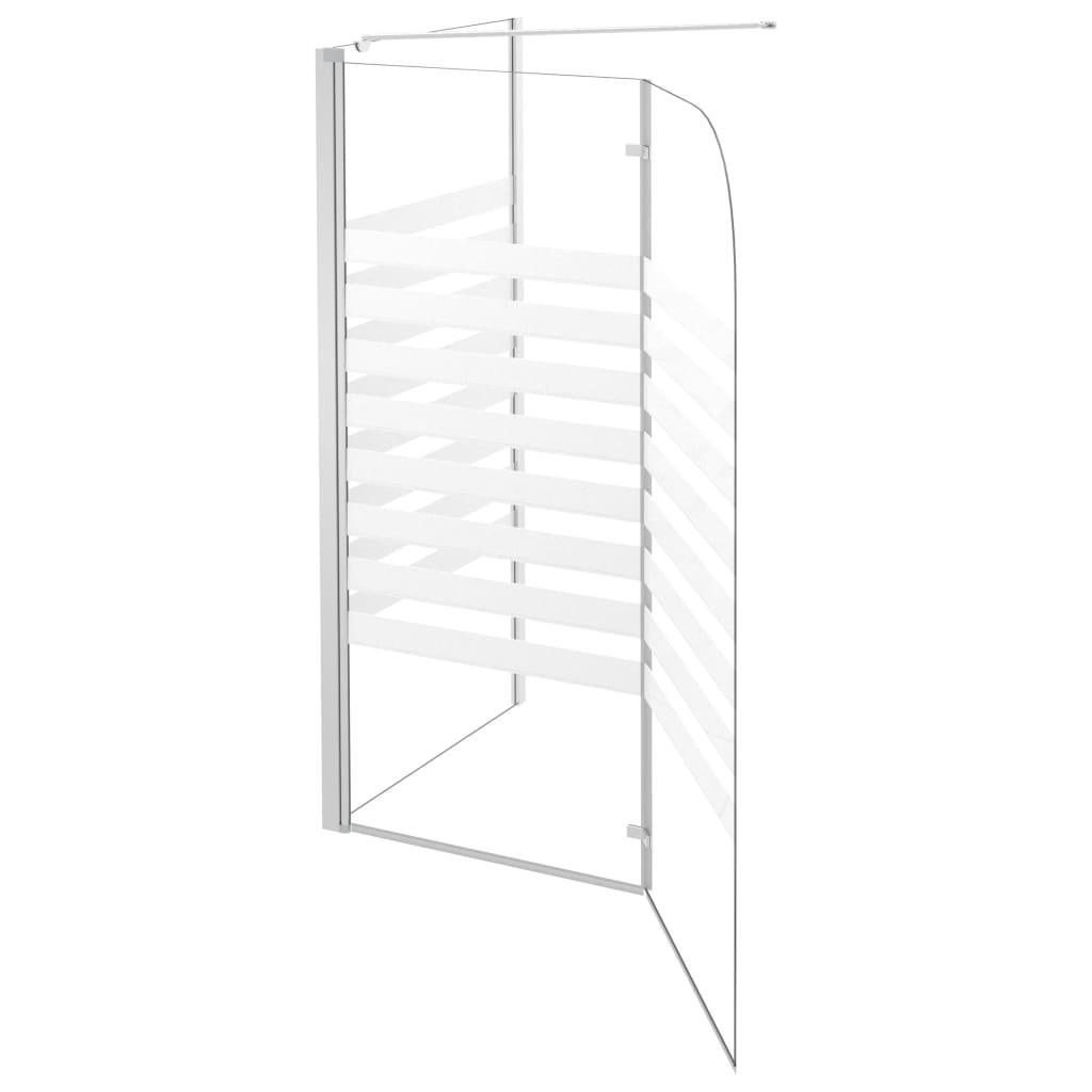 Bath Enclosure 47.2"x26.8"x51.2" Tempered Glass Stripe at Set Shop and Smile