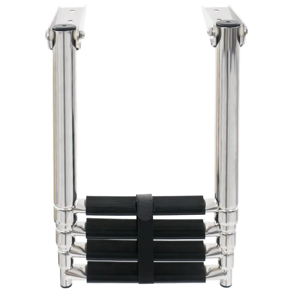 Folding Boarding Ladder 4-step Stainless Steel at Set Shop and Smile