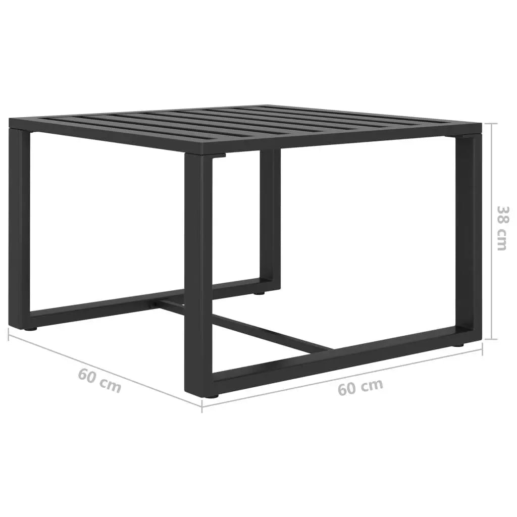 Coffee Table Aluminum Anthracite at Set Shop and Smile