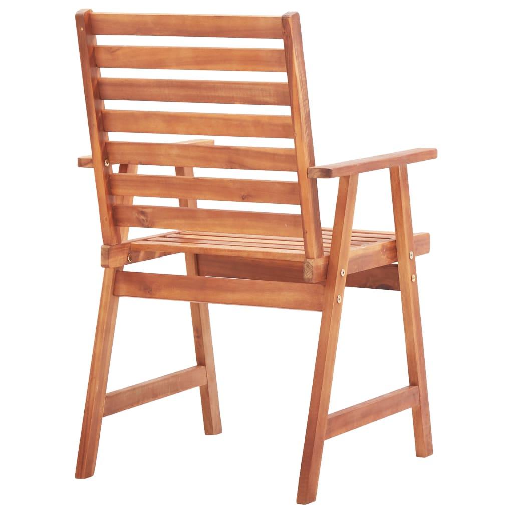 Patio Dining Chairs 6 pcs Solid Acacia Wood at Set Shop and Smile