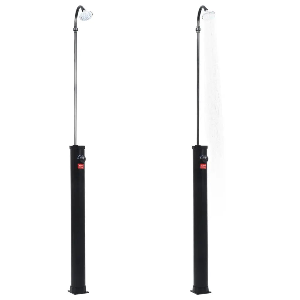 Garden Solar Shower Black 84.6" 2.1 gal at Set Shop and Smile