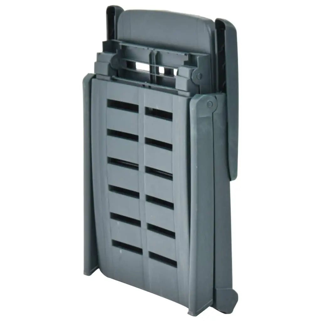 Folding Sun Lounger Plastic Green at Set Shop and Smile