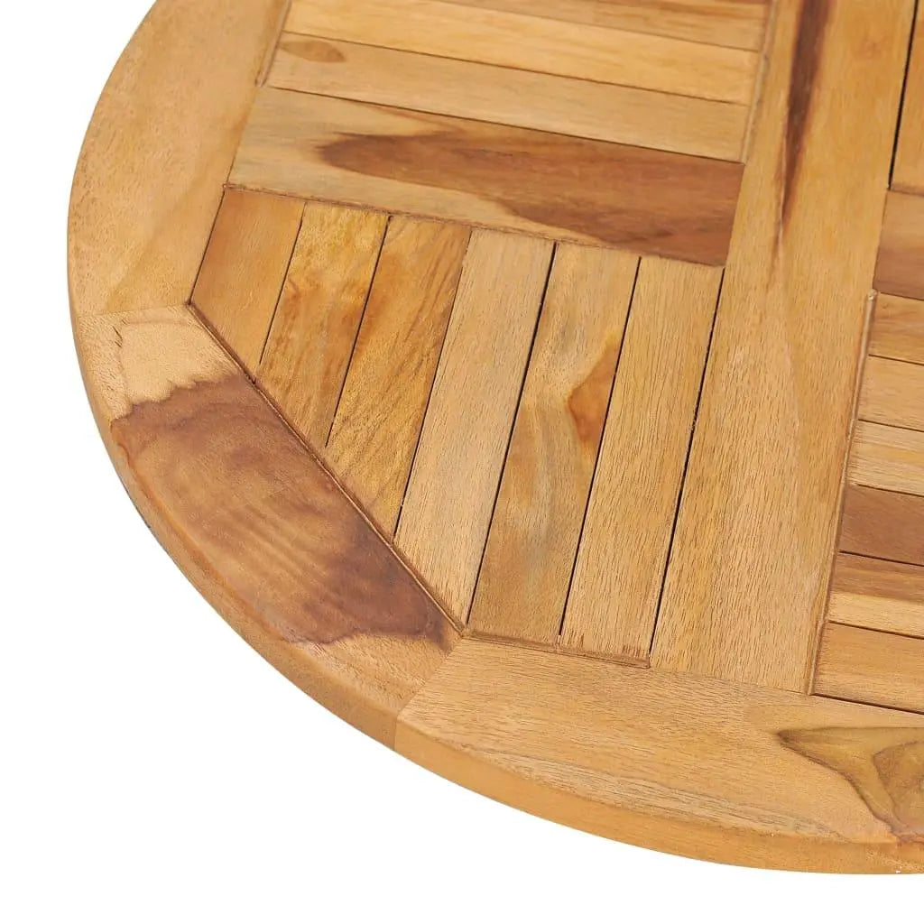 Rotating Table Disk Solid Teak Wood at Set Shop and Smile