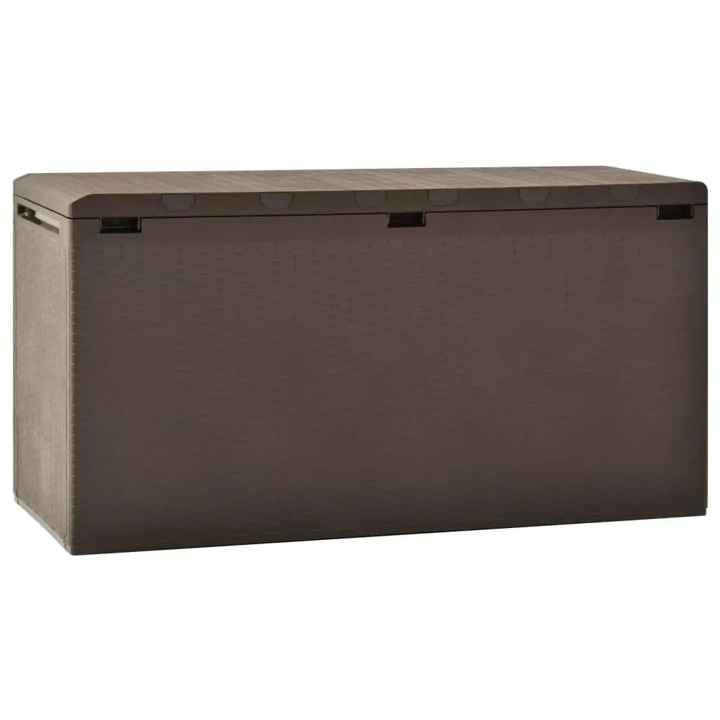 Patio Storage Box Brown 44.9"x18.5"x23.6" at Set Shop and Smile