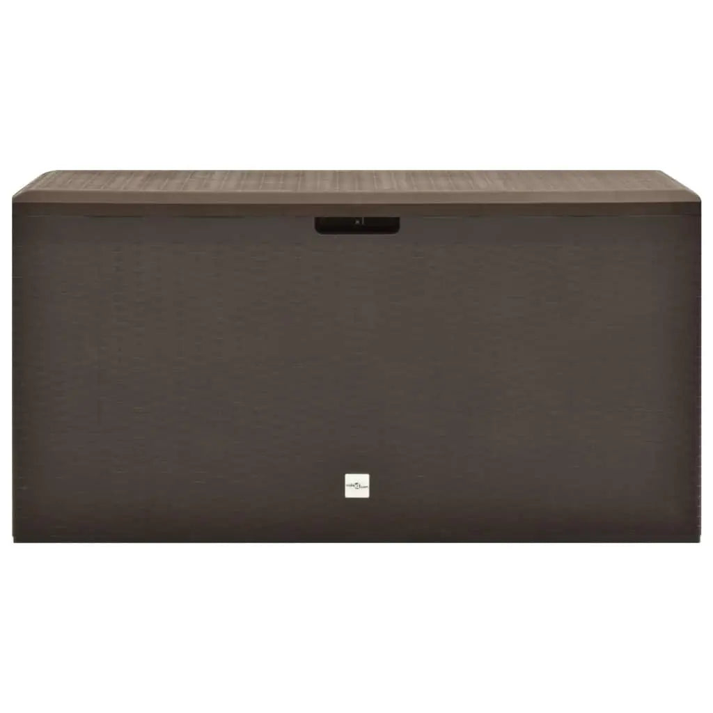 Patio Storage Box Brown 44.9"x18.5"x23.6" at Set Shop and Smile