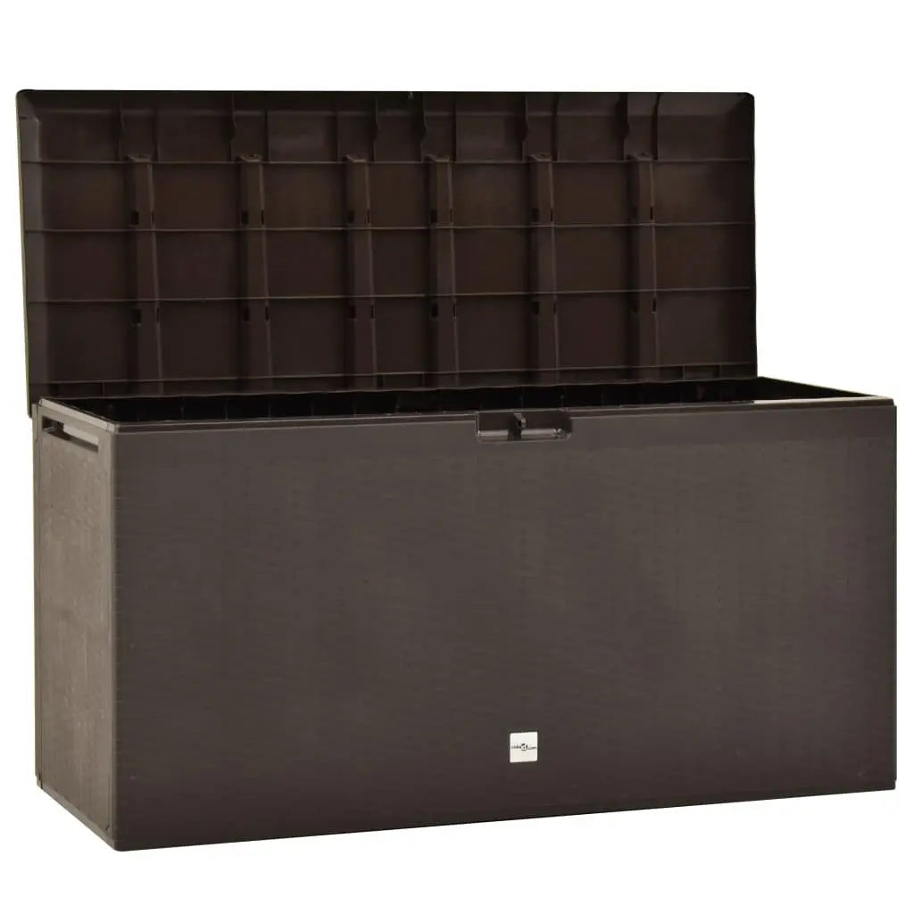 Patio Storage Box Brown 44.9"x18.5"x23.6" at Set Shop and Smile