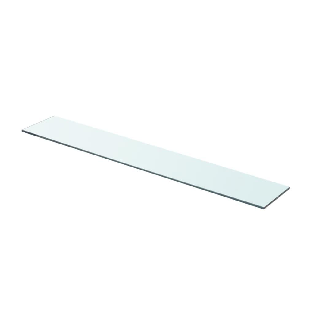 Shelves 2 pcs Panel Glass Clear 31.5"x4.7" at Set Shop and Smile