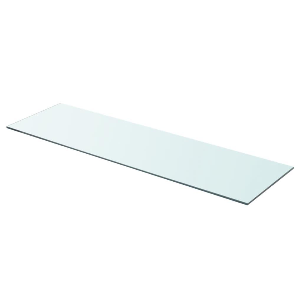 Shelves 2 pcs Panel Glass Clear 35.4"x9.8" at Set Shop and Smile