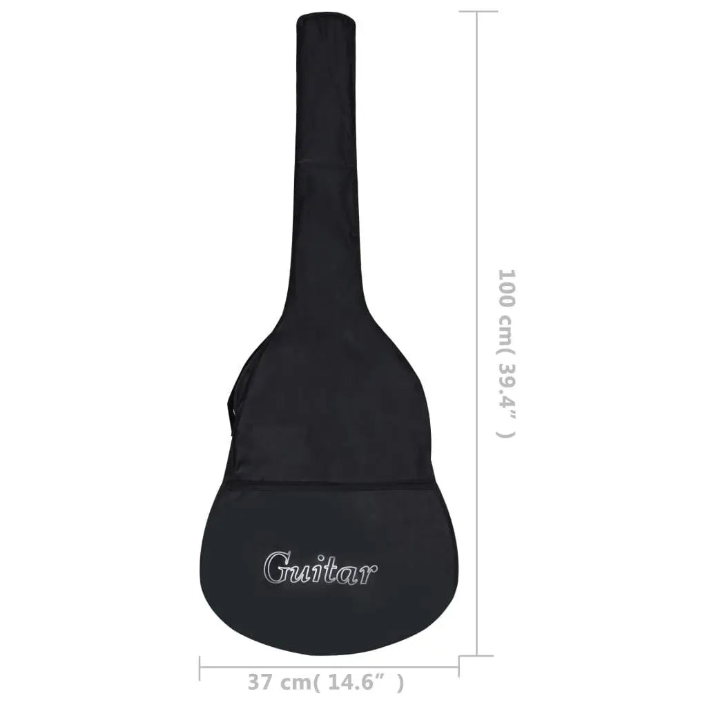 Guitar Bag for 4/4 Classical Guitar Black 39.4"x14.6" Fabric at Set Shop and Smile