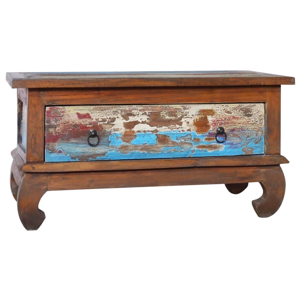 Coffee Table 31.5"x19.7"x15.7" Reclaimed Teak Wood at Set Shop and Smile