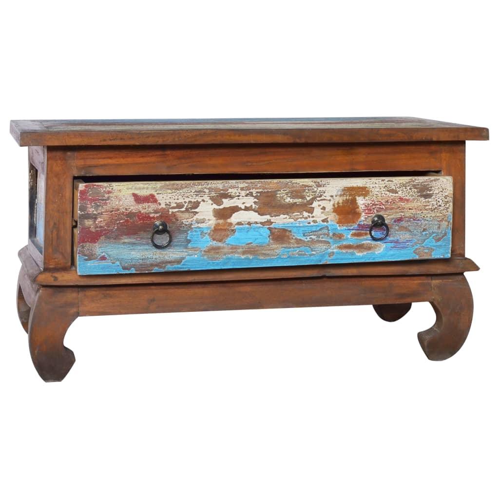 Coffee Table 31.5"x19.7"x15.7" Reclaimed Teak Wood at Set Shop and Smile